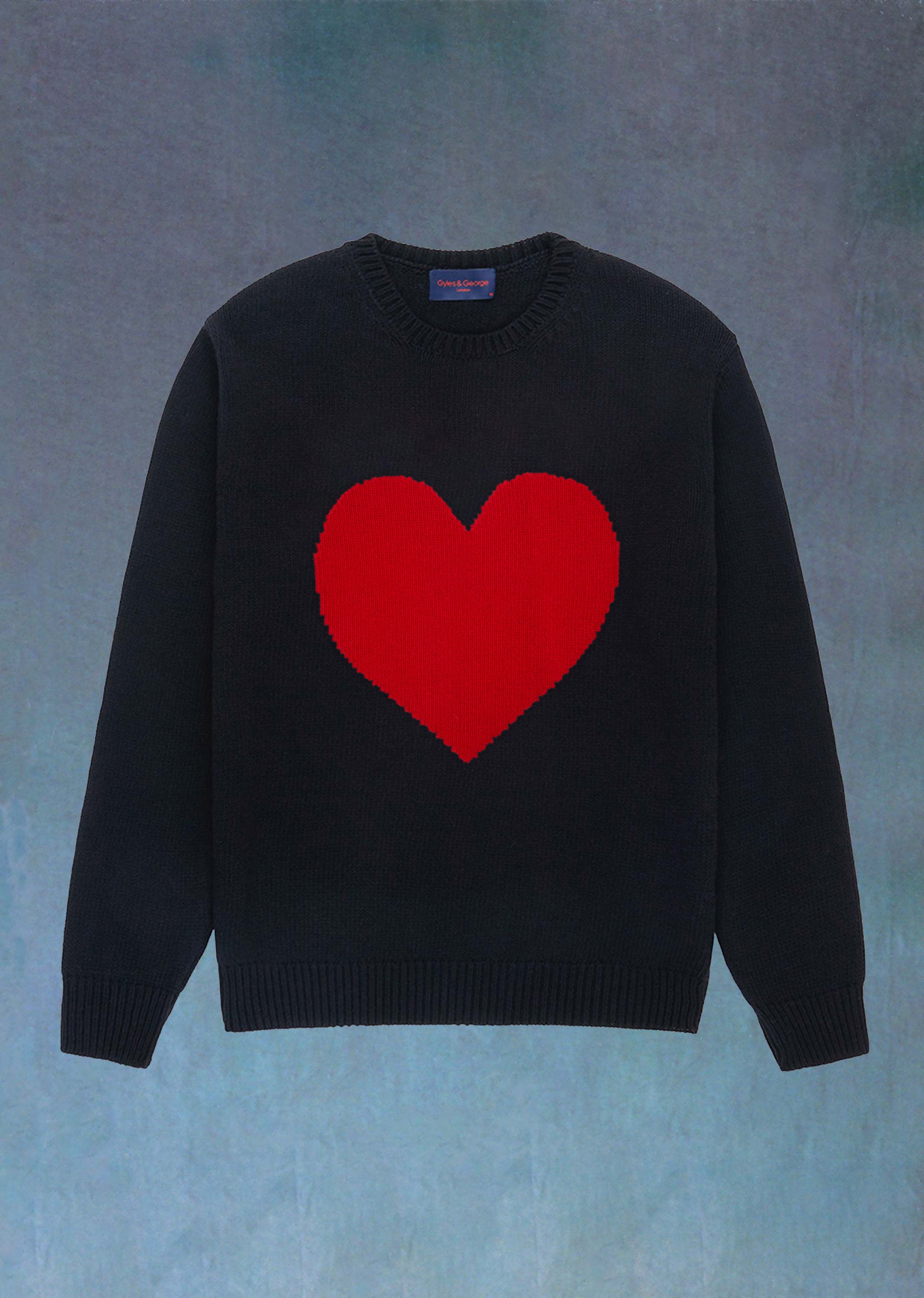 Unisex Heart Sweater – Gyles and George1