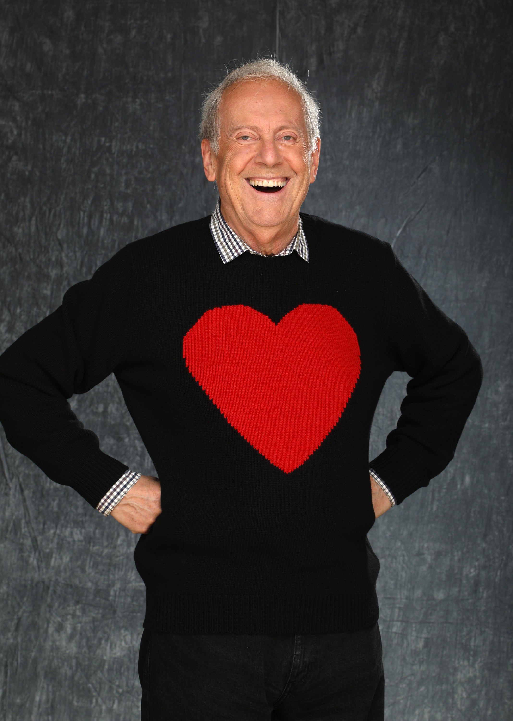Men's Heart Sweater and George