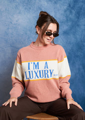 Women's Grey I'm a Luxury Sweater – Gyles and George